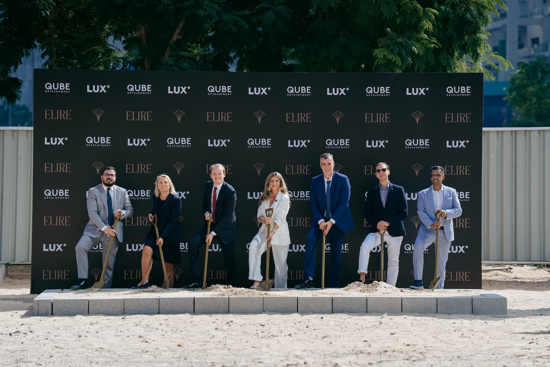Ground breaking ceremony of ELIRE managed by LUX