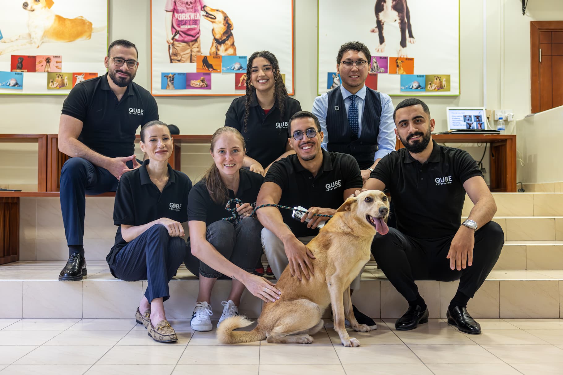 QUBE Sponsors K9 Friends Dog Shelter